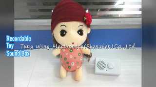 جعبه صدای قابل ضبط برای اسباب بازی های مخملی